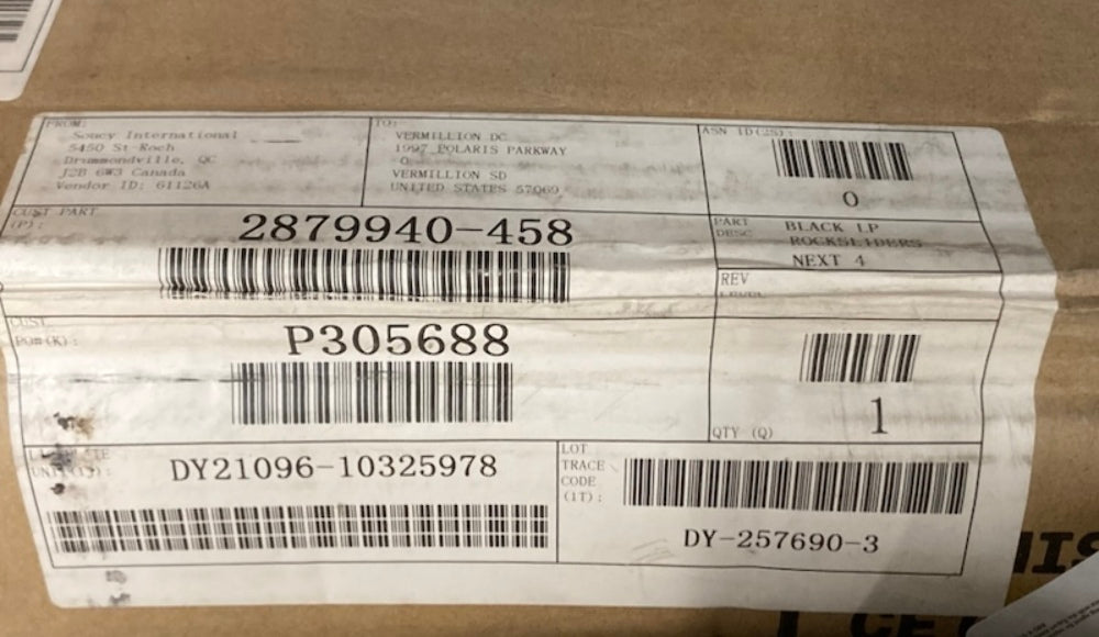 Polaris 2879940-458 Low Profile Rock Sliders New Genuine