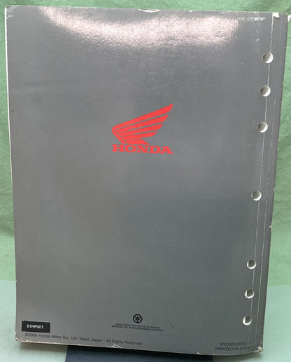 Genuine Honda 61HP001 TRX500FE/FM/TM Fourtrax Foreman Service Manual '05-'06