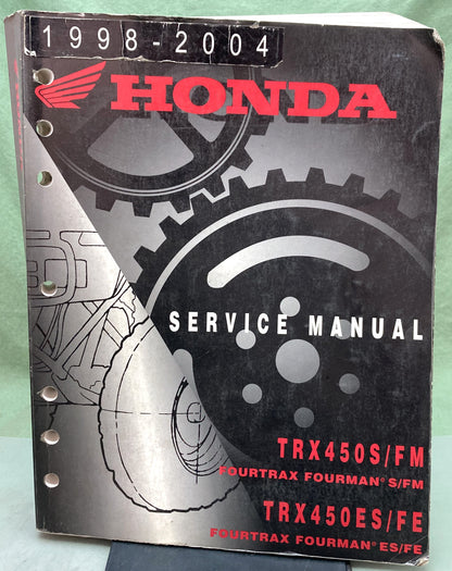 Genuine Honda 61HN006 TRX450S/FM/ES/FE Fourtrax Fourman Service Manual '98-'04