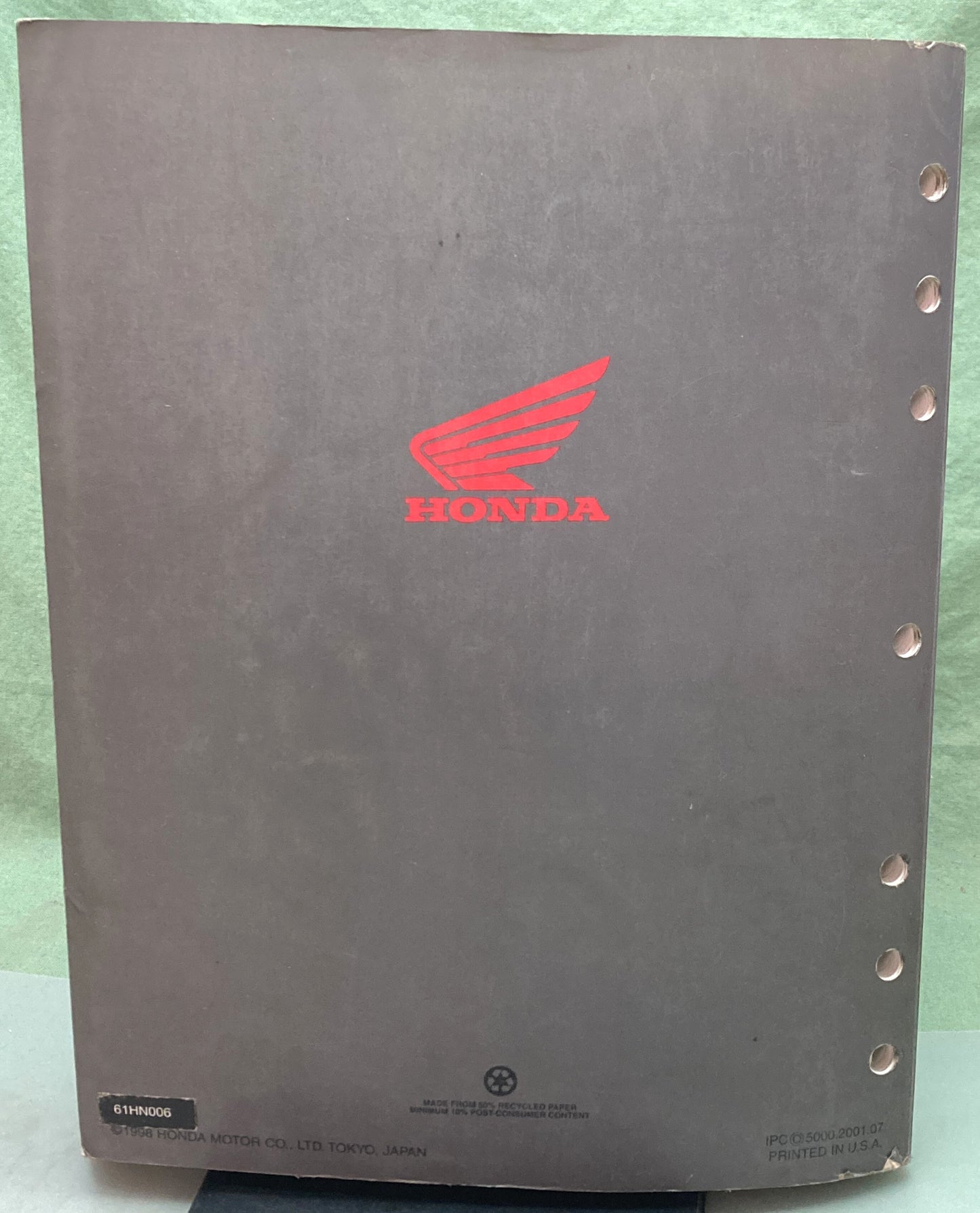 Genuine Honda 61HN006 TRX450S/FM/ES/FE Fourtrax Fourman Service Manual '98-'04