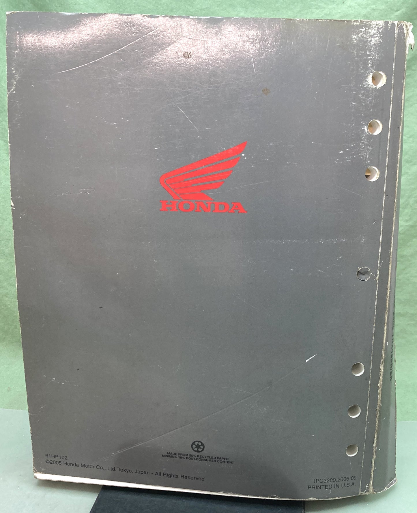 Genuine Honda 61HP102 TRX450R/ER Service Manual '04-'06