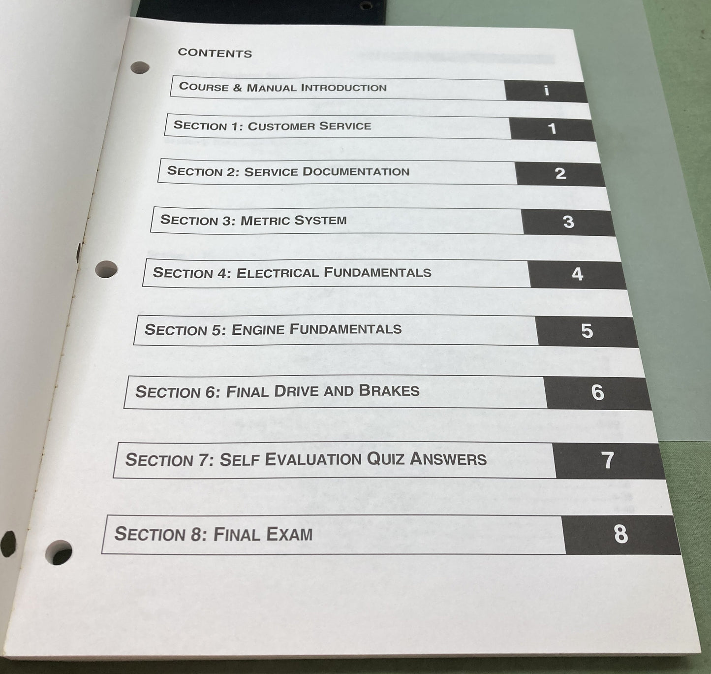 Genuine Honda S1716 Pro 1st Step Tech Mechanic Training Service Education Book