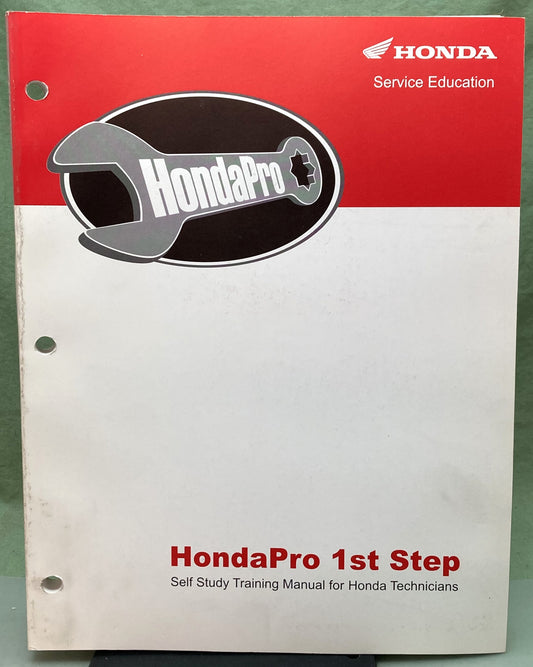 Genuine Honda S1716 Pro 1st Step Tech Mechanic Training Service Education Book