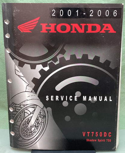 Genuine Honda 61MCR04 VT750DC Shadow Spirit Service Manual '01-'06