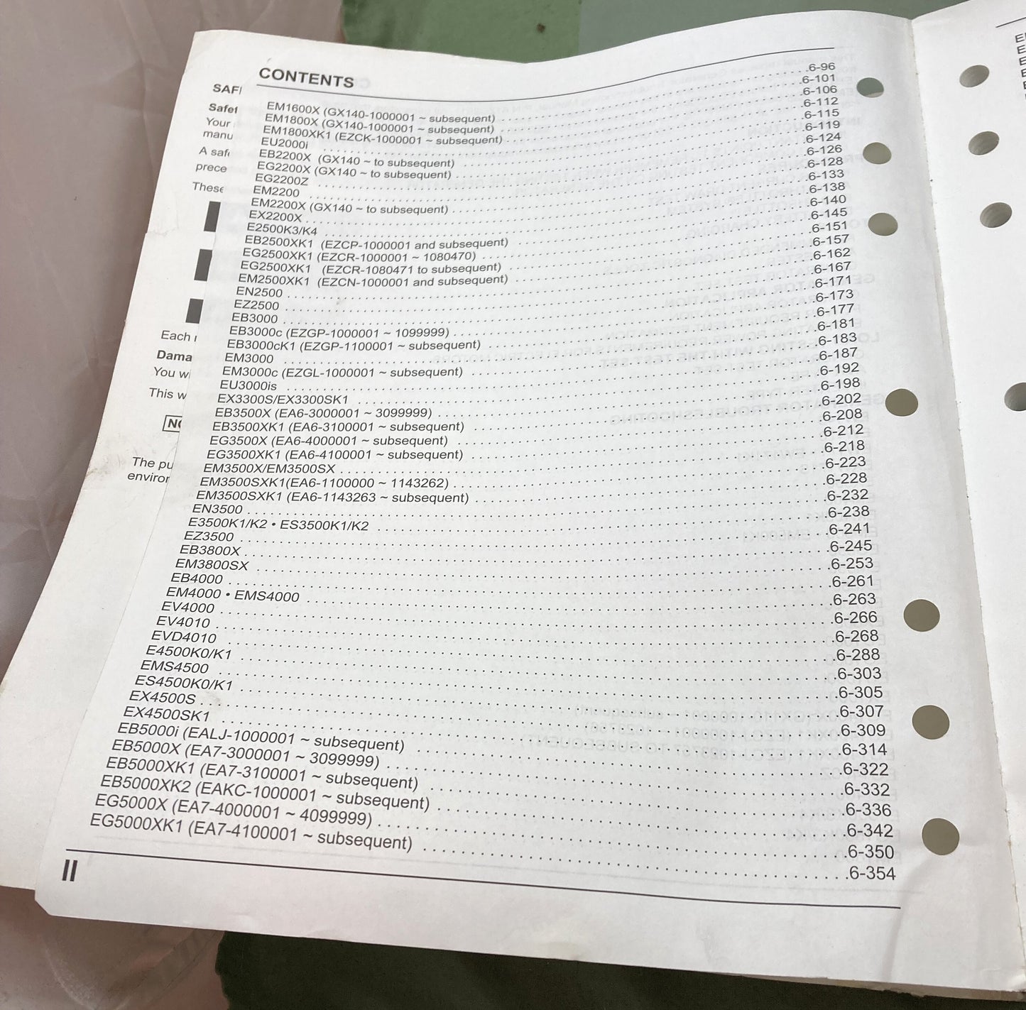 Genuine Honda PSV52522-I Generator Troubleshooting Manual '98-'07