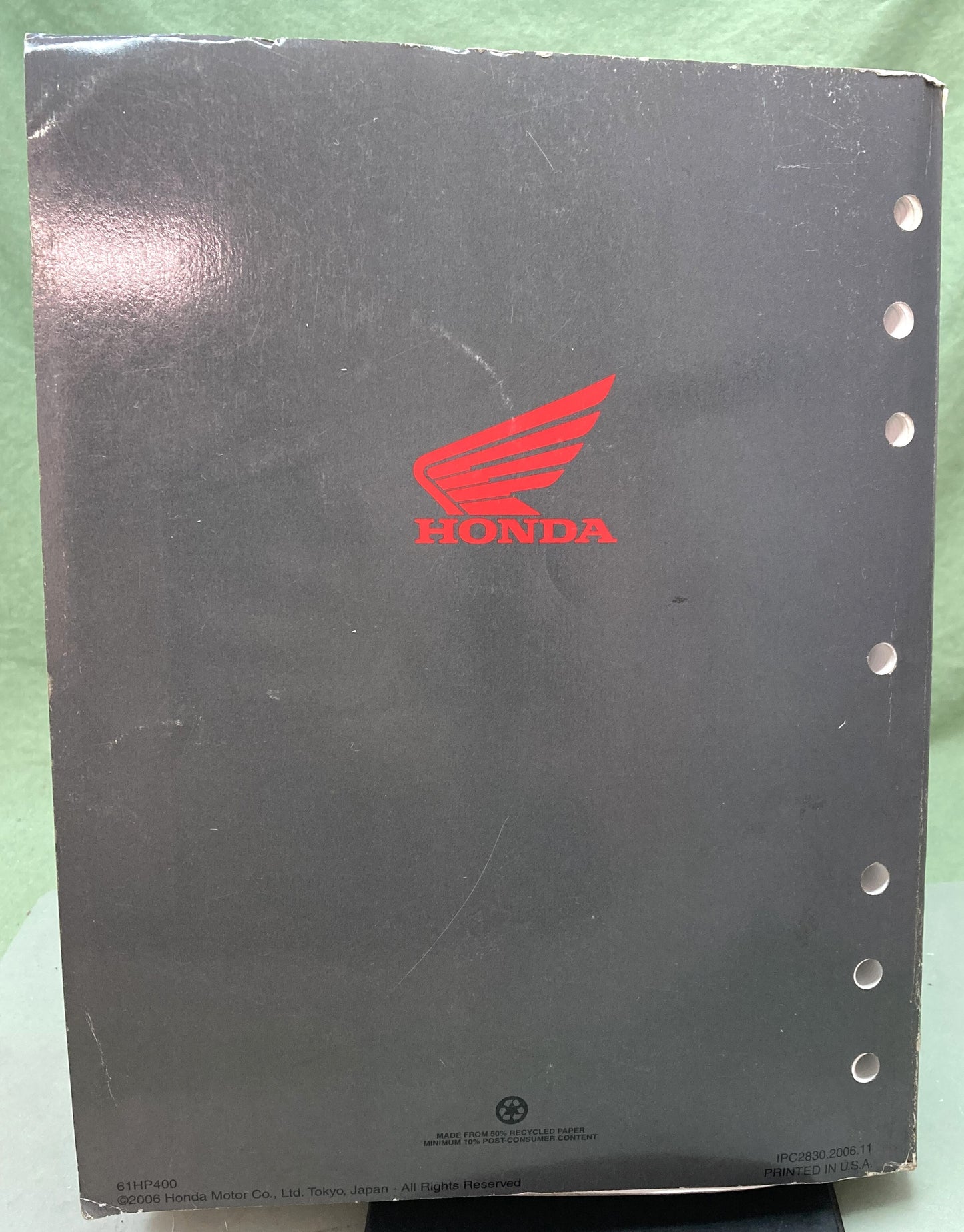 Genuine Honda 61HP400 TRX420FE/FM/TE/TM Fourtrax Rancher Service Manual 2007