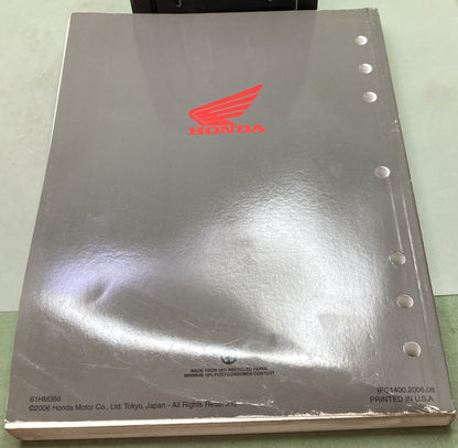 Genuine Honda 61HM360 TRX300EX Service Manual 2007