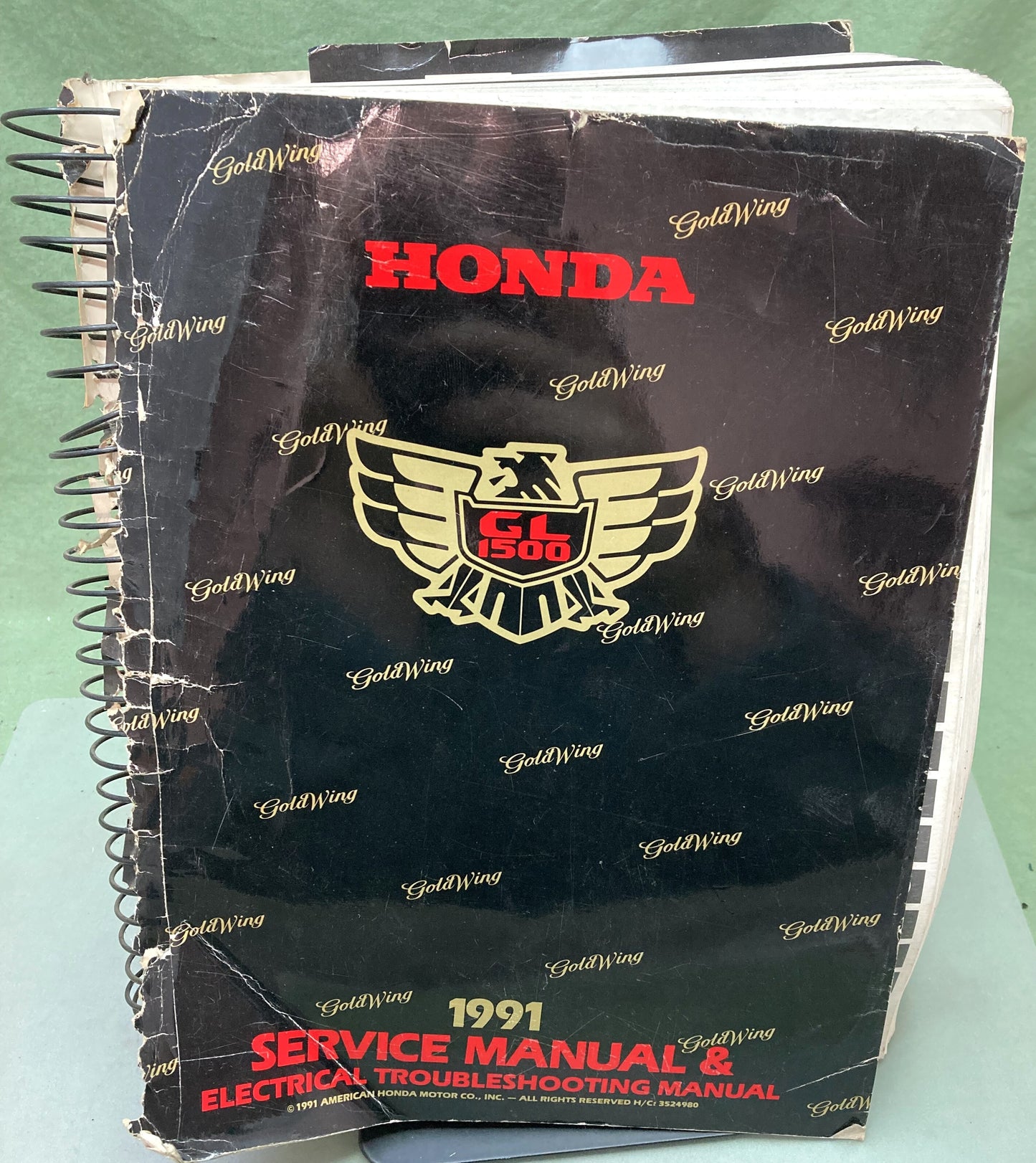 Genuine Honda 61MW500-AH GL1500 Service/Electrical Troubleshooting Manual 1991