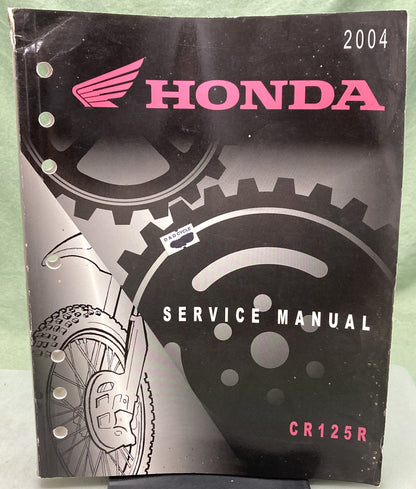 Genuine Honda 61KSR00 CR125R Service Manual 2004
