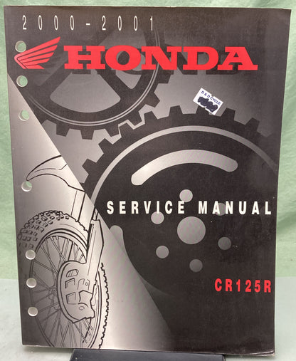 Genuine Honda 61KZ461 CR125R Service Manual 2000-2001