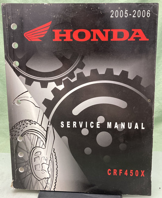 Genuine Honda 61MEY01 CRF450X Service Manual 2005-2006