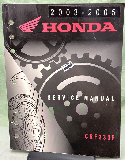 Genuine Honda 61KPS02 CRF230F Service Manual 2003-2005