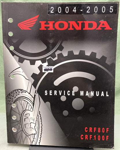 Genuine Honda 61KSJ01 CRF80F CRF100F Service Manual 2004-2005