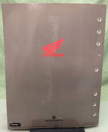 Genuine Honda 61KPT02 CRF150F Service Manual 2003-2005