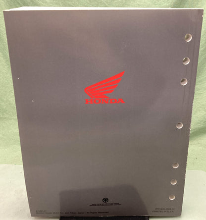 Genuine Honda 61MEL01 CBR1000RR Service Manual '04-'05