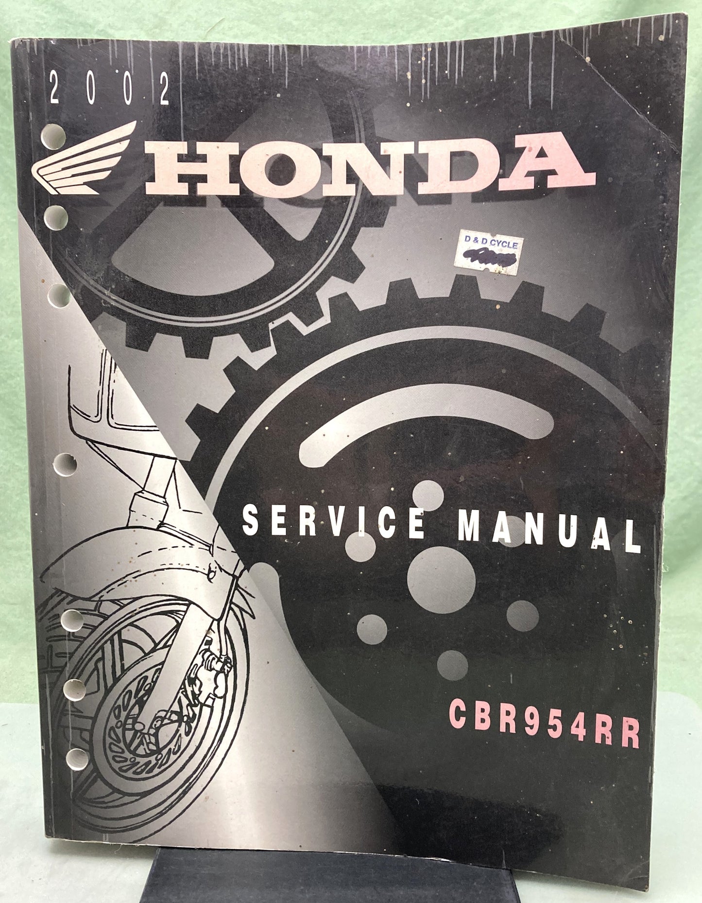 Genuine Honda 61MCJ30 CBR954RR Service Manual 2002