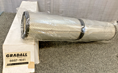 NEW GENUINE GRADALL 8667-1641 DOUBLE ELE FILTER