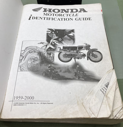 Genuine Honda 2GMAS00-AH Motorcycle Identification Guide 1959-2000