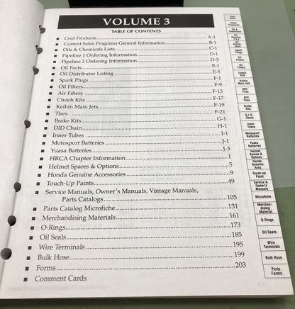 Genuine Honda 00X07-HMC-A01 Dealer Parts Price List 2007