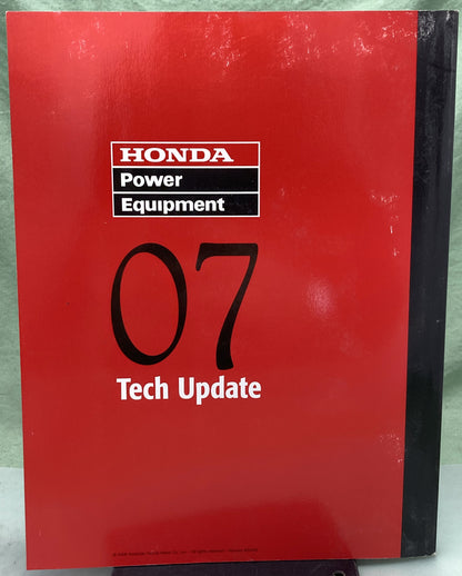 Genuine Honda Power Equipment Tech Update 2007