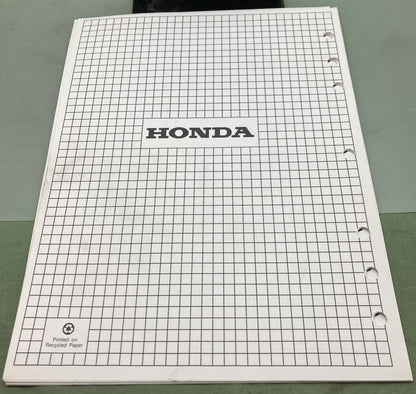 Genuine Honda 61ZC2910Z Generators Troubleshooting Supp. Manual 1999