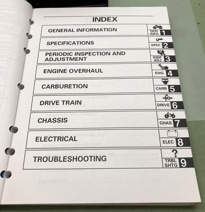 Genuine Yamaha LIT-11616-10-58 YFM350FWB Service Manual 1996