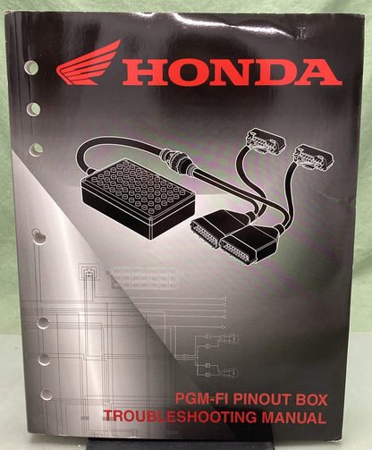 New Genuine Honda 61POB00-AH PGM-FI Pinout Box Troubleshooting Manual 2004