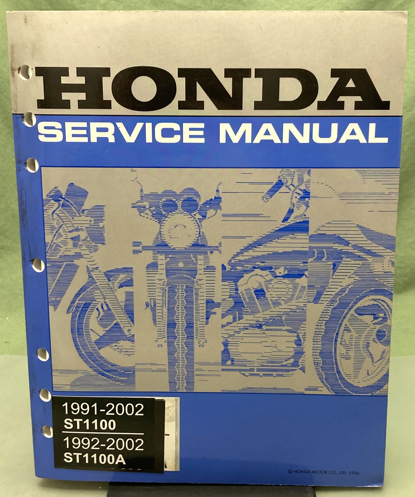Genuine Honda 61MY310 ST1100, ST1100A Service Manual 1996