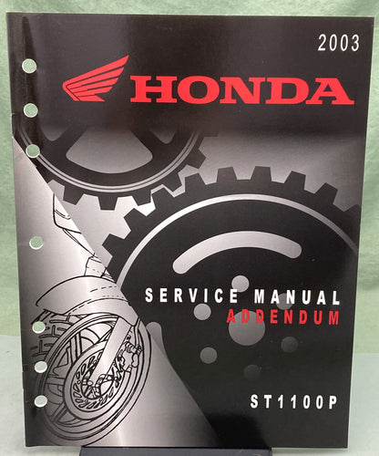 Genuine Honda 61MY311-AH ST1100P Service Manual Addendum 2003