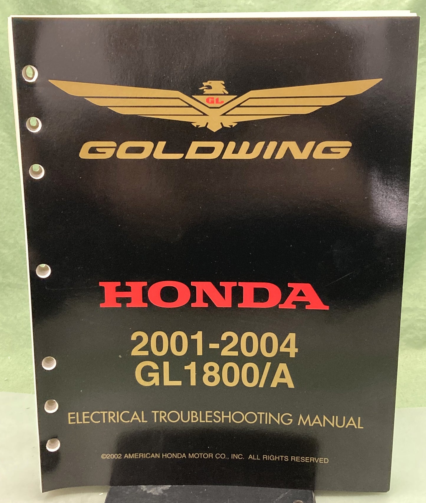 Genuine Honda 61MCA03 GL1800/A Service/Electrical Troubleshooting Manual 2002
