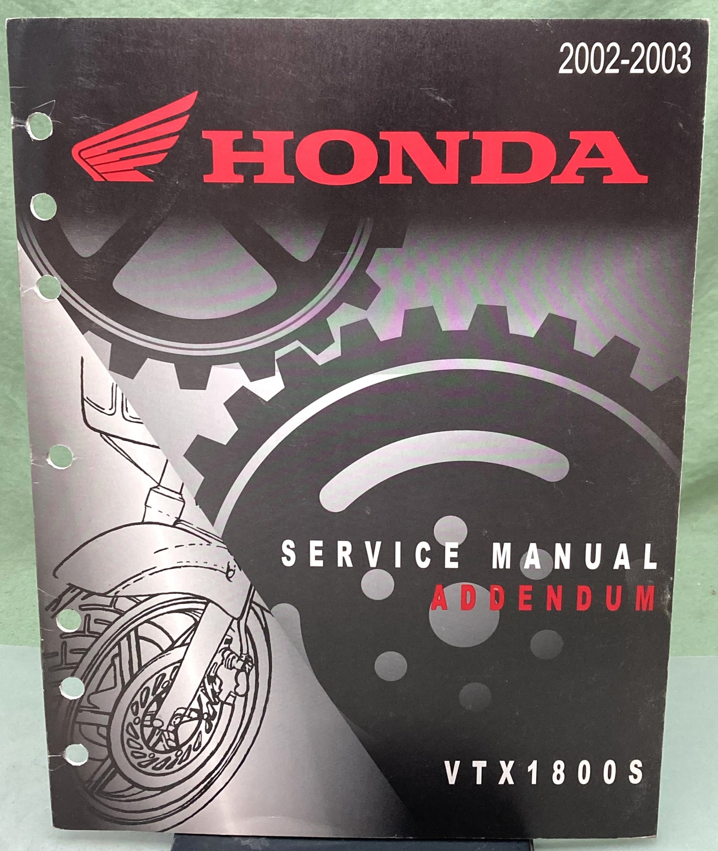 Genuine Honda 61MCV01-AH VTX1800S Service Manual Addendum 2002-2003