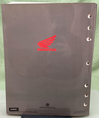 Genuine Honda 61MZO08 GL1500C/CT/CF Service Manual 1998