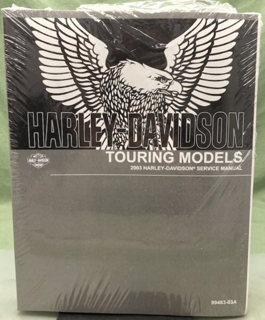 Harley Davidson 99483-03A Touring Models Service Manual 2003 New Genuine