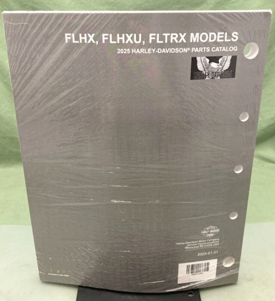 Harley Davidson 94001263 FLHX, FLHXU, FLTRX Models Parts Catalog 2025 New Gen.