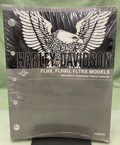 Harley Davidson 94001263 FLHX, FLHXU, FLTRX Models Parts Catalog 2025 New Gen.