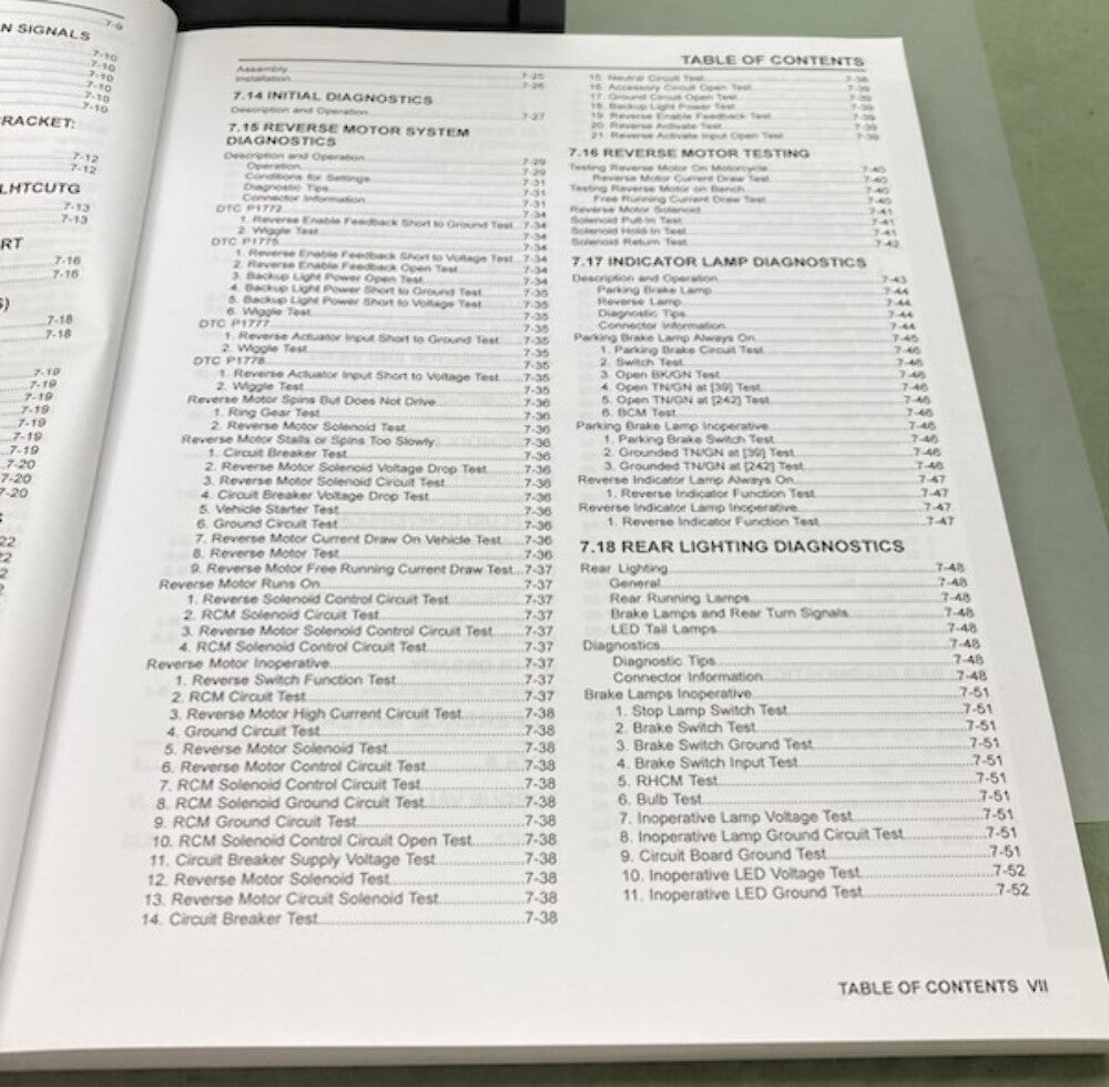 Harley Davidson 99601-15 Trike Models Service Manual Supplement 2015 New Gen.
