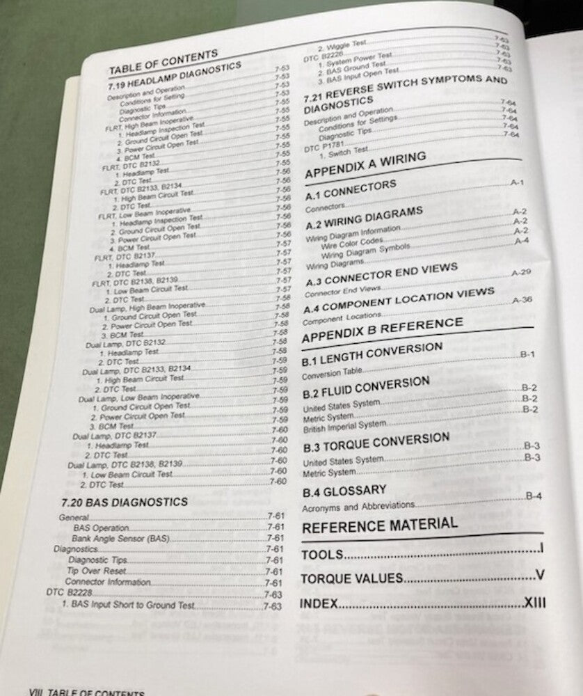 Harley Davidson 99601-15 Trike Models Service Manual Supplement 2015 New Gen.
