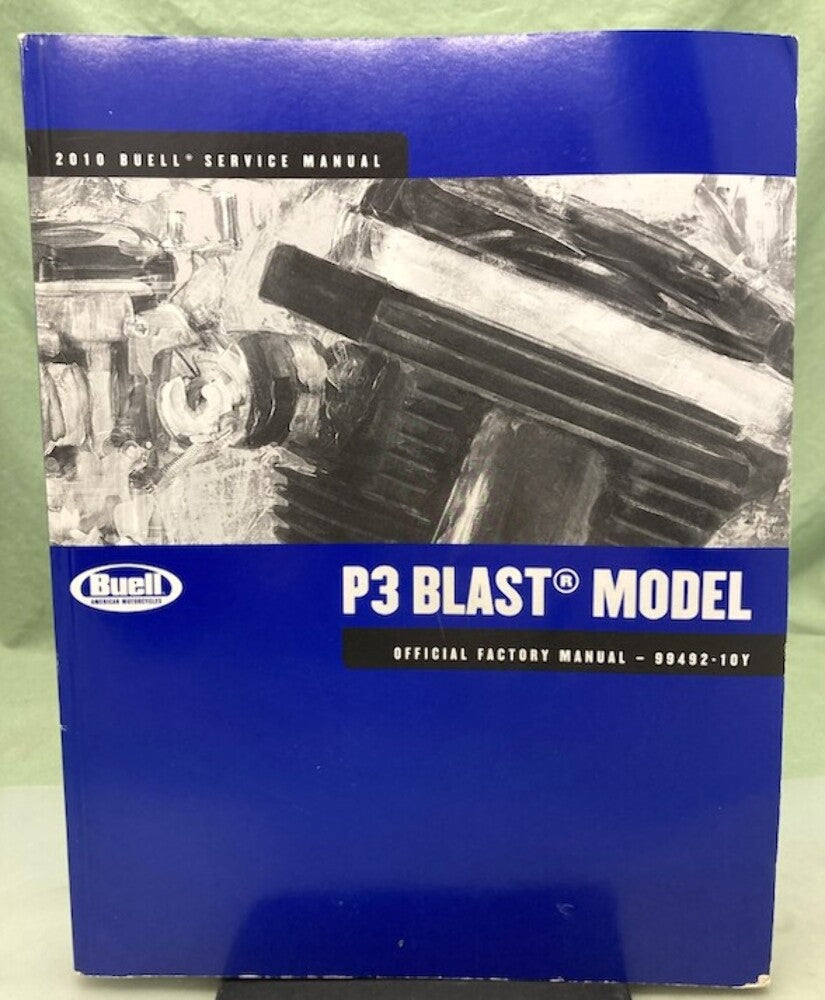 Buell 99492-10Y P3 Blast Model Factory Manual 2010 New Genuine