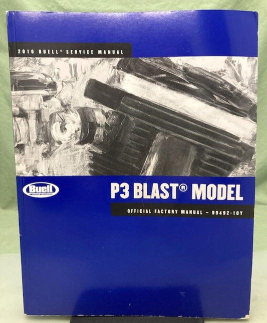 Buell 99492-10Y P3 Blast Model Factory Manual 2010 New Genuine