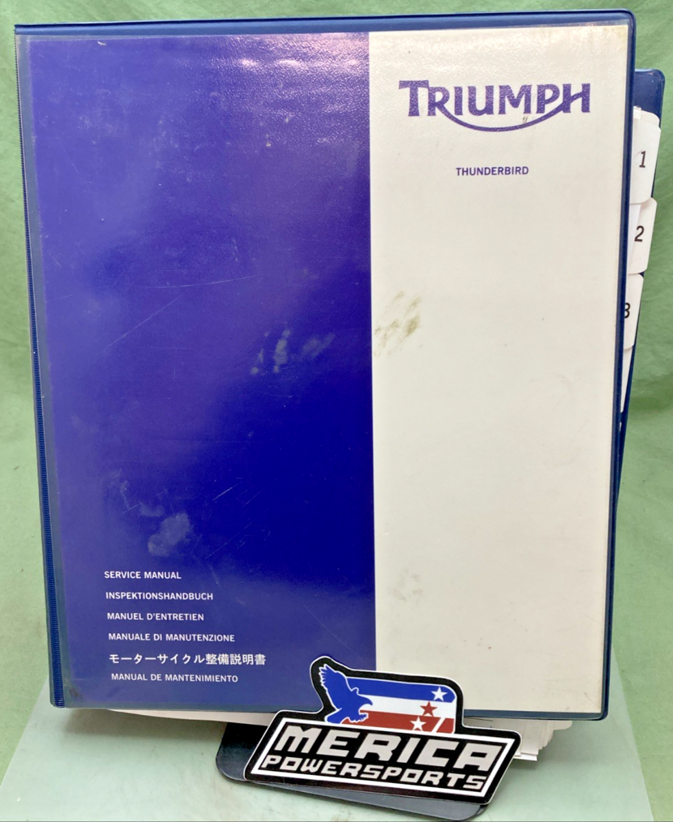 GENUINE TRIUMPH 3850700 THUNDERBIRD SERVICE MANUAL 2009