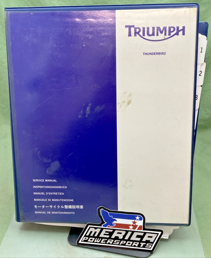 GENUINE TRIUMPH 3850700 THUNDERBIRD SERVICE MANUAL 2009