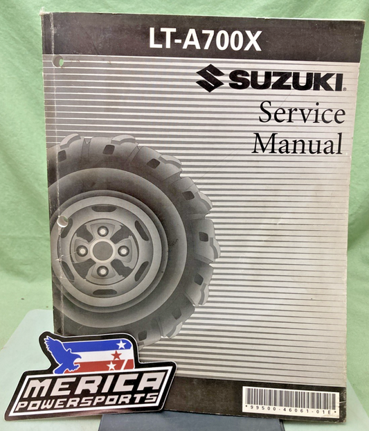 GENUINE SUZUKI 99500-46061-01E LT-A700X SERVICE MANUAL 2004
