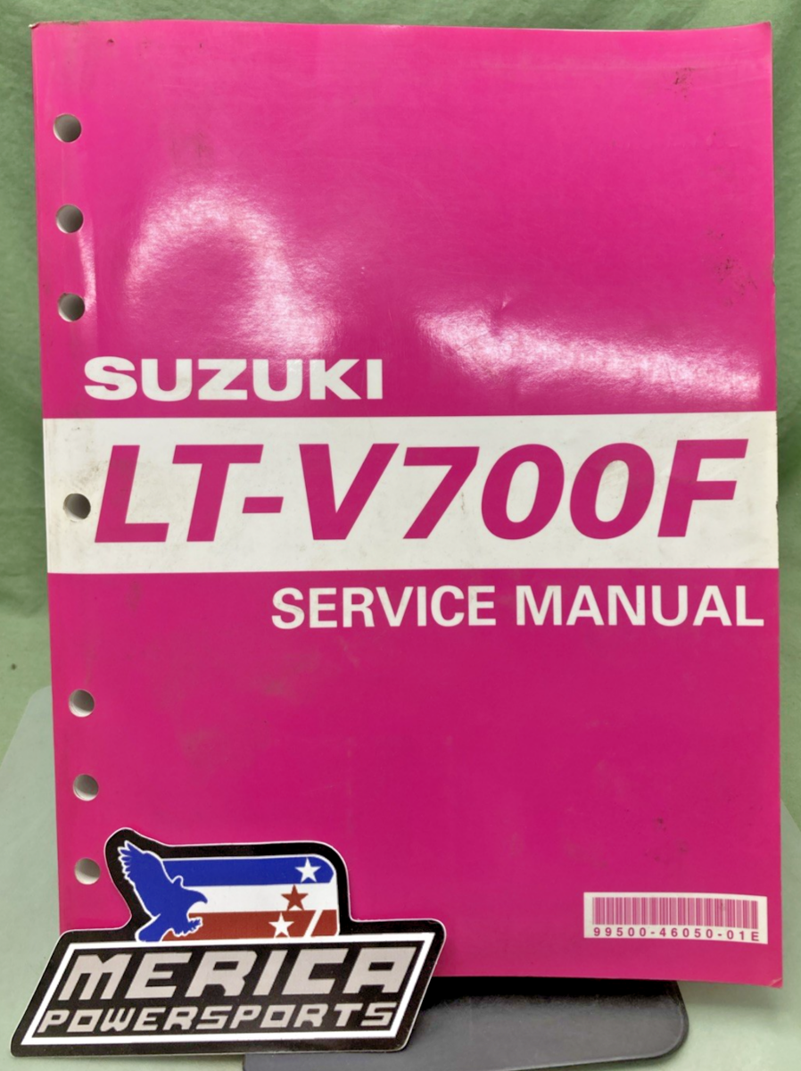GENUINE SUZUKI 99500-46050-01E LT-V700F SERVICE MANUAL 2003