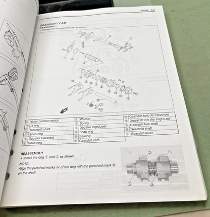 GENUINE SUZUKI 99500-46060-01E LT-A700X SERVICE MANUAL 2004