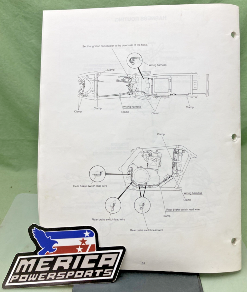 GENUINE SUZUKI 99505-01046-03E LT-R450K6 ASSEMBLY AND PRE DELIVERY SERVICE GUIDE