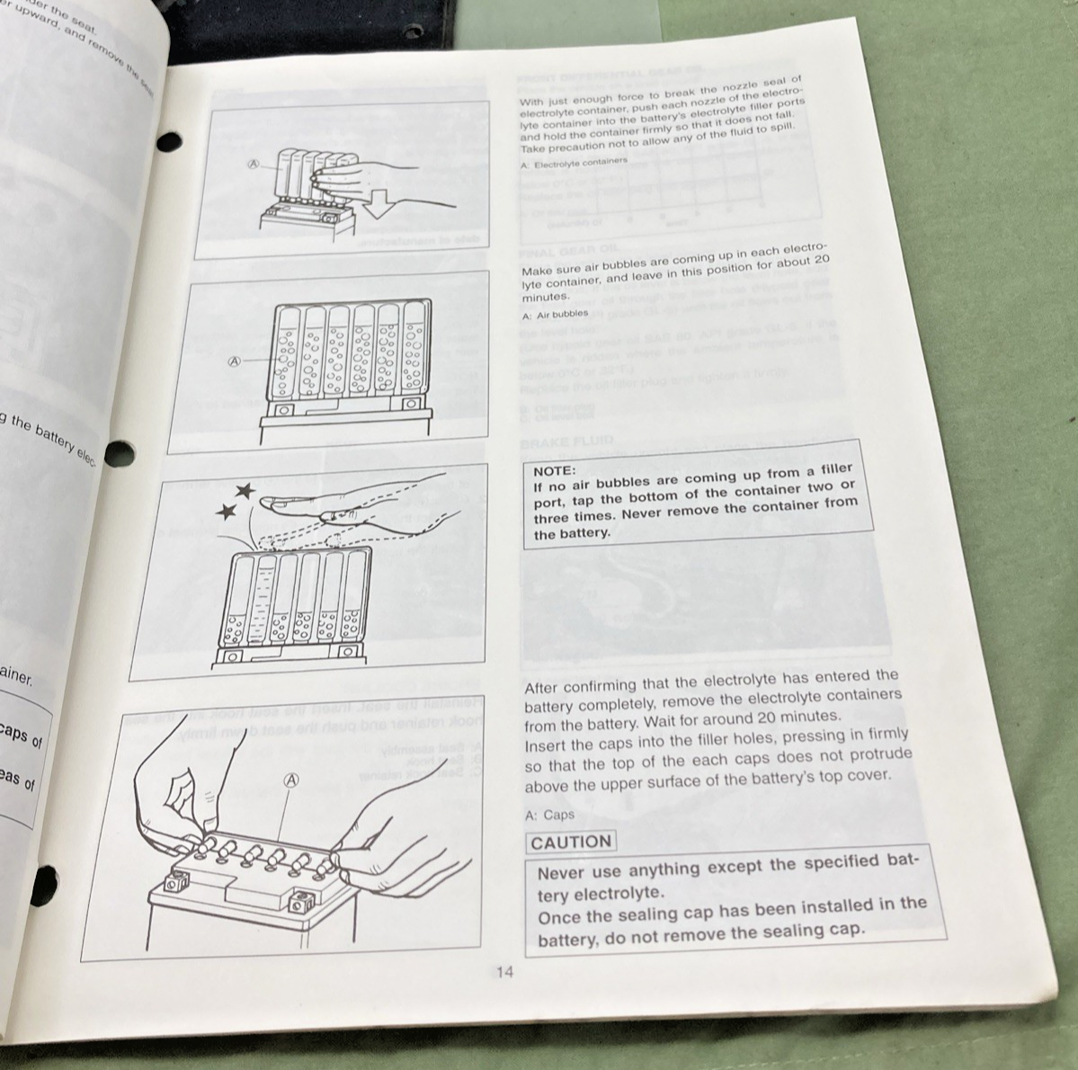 GENUINE SUZUKI 99505-01042-03E LT-A500FK2 ASSY AND PRE DELIVERY SERVICE GUIDE