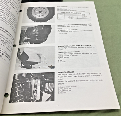 GENUINE SUZUKI 99505-01016-03E LT-A700XK6 ASSY AND PRE DELIVERY SERVICE GUIDE