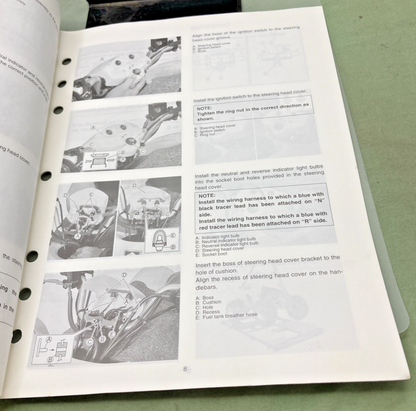 GENUINE SUZUKI 99505-01024-03E LT-Z250K4 ASSEMBLY AND PRE DELIVERY SERVICE GUIDE