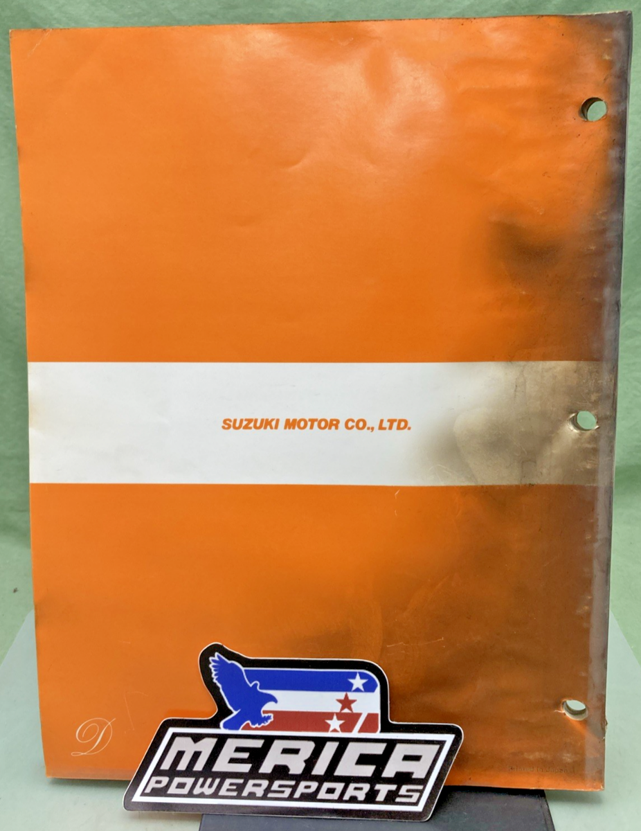 GENUINE SUZUKI 99500-41020-03E ALT125 SERVICE MANUAL 1983
