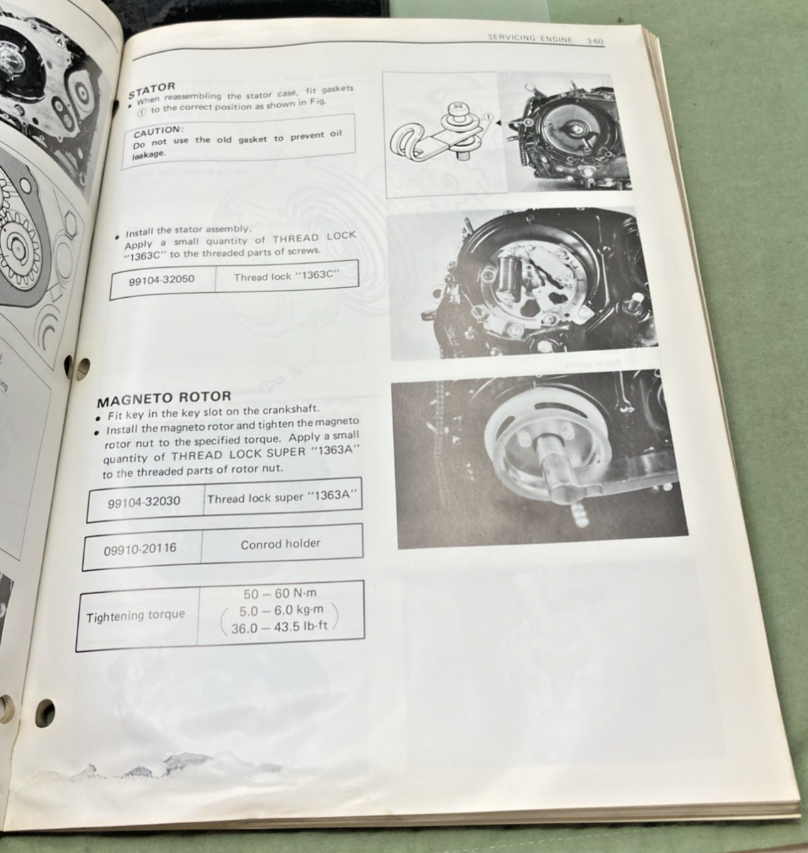 GENUINE SUZUKI 99500-41020-03E ALT125 SERVICE MANUAL 1983